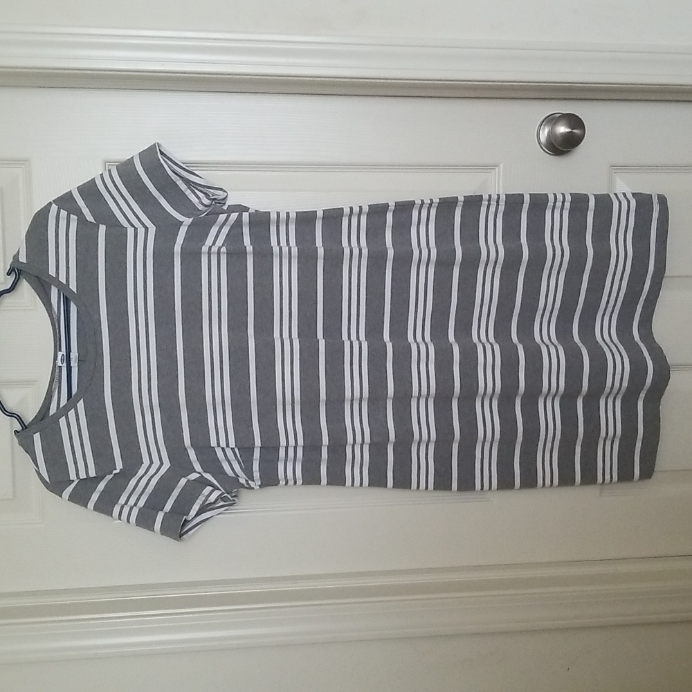 Nwot Stripes Tee Dress